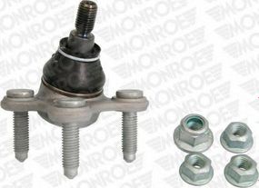 Опора кульова AUDI A3, Q3, SEAT ALTEA, VW CADDY III, GOLF 03 перед. міст праворуч(Вир-во MONROE) MONROE L29575 на SEAT LEON (1P1)
