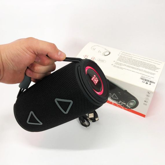 Bluetooth-колонка TG657 з RGB підсвічуванням 1500 mAh. UR-625 Колір: чорний | Зображення 2
