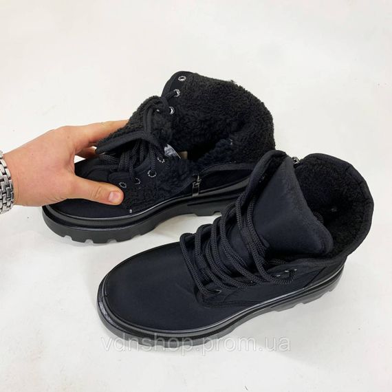 Утепленные ботинки женская обувь, Женские теплые полуботинки, Утеплённые женские ботинки AK-90 | Зображення 1