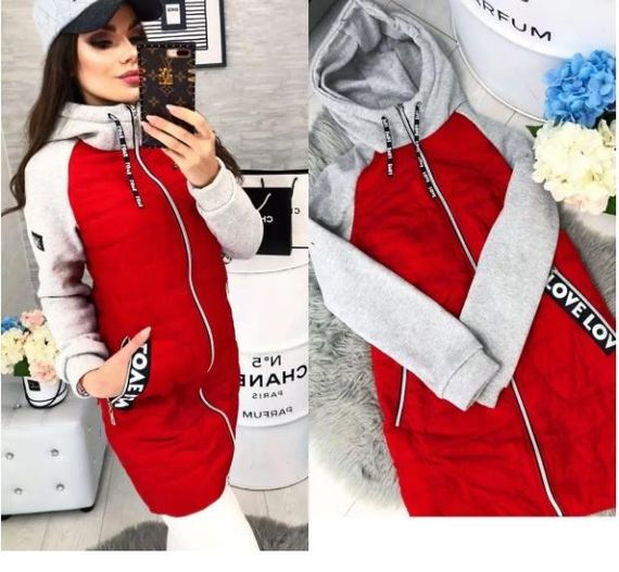 Куртка 768 червоний