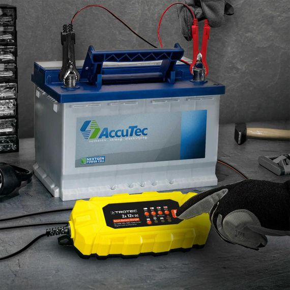 Зарядний пристрій для автомобільного акумулятора Trotec PBCS 2A, 12V, 4-60Ah (4675000001) | Зображення 8