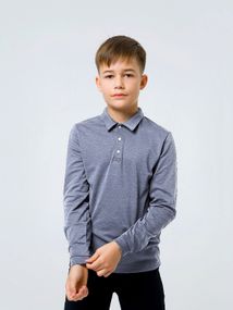 Футболка-поло д.р., интерлок, Smil 9л/134/36