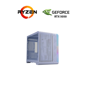 Ігровий ПК STALKER (VT5 White) Tower / AMD Ryzen 5 7500F (6 (12) ядер по 3,7 - 5,0 ГГц) / 16 ГБ DDR5 / 256 ГБ SSD + 1000 ГБ HDD / nVidia GeForce RTX 5050, 8 ГБ GDDR7, 128-біт