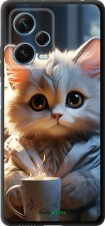 Чохол на Xiaomi Redmi Note 12 Pro+ 5G Білий кіт "5646b-3612-2448"