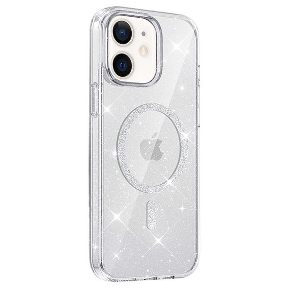Чохол TPU Eclipse Sparkle (MagFit) для Apple iPhone 11 (6.1") Clear | Зображення 1