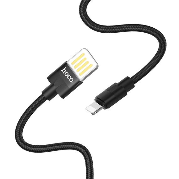 Дата кабель Hoco U55 Outstanding Lightning Cable (1.2m) Чорний | Зображення 2