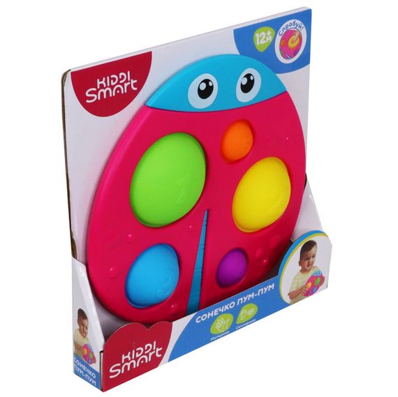 Дитяча сенсорна іграшка "Божа корівка Пум-пум" KIDDI SMART 4520-KS | Зображення 1