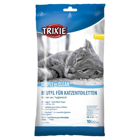 Пакети Tixie для котячого туалету змінні L 59х46 см 10 шт/уп