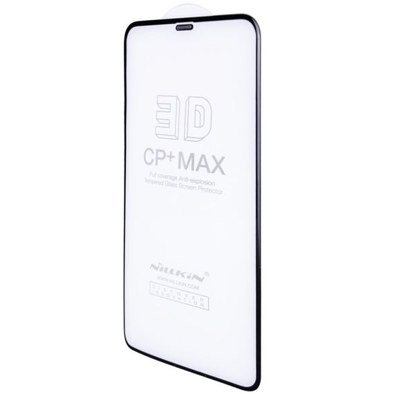 Захисне скло Nillkin (CP+ max 3D) (full glue) для Apple iPhone 11 (6.1") / XR (6.1") Чорний | Зображення 1