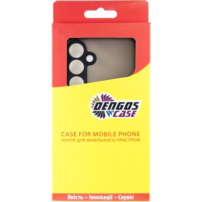 Чехол для мобильного телефона Dengos Samsung Galaxy S24 FE Matte + glass (Black) (DG-KM-117) | Зображення 3