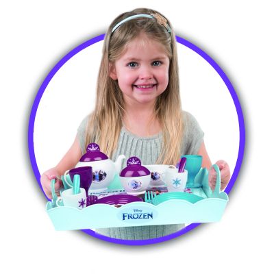 Ігровий набір Smoby Toys Візок Фроузен-2 Знімна таця і сервіз 17 аксесуарів (310517) | Зображення 3