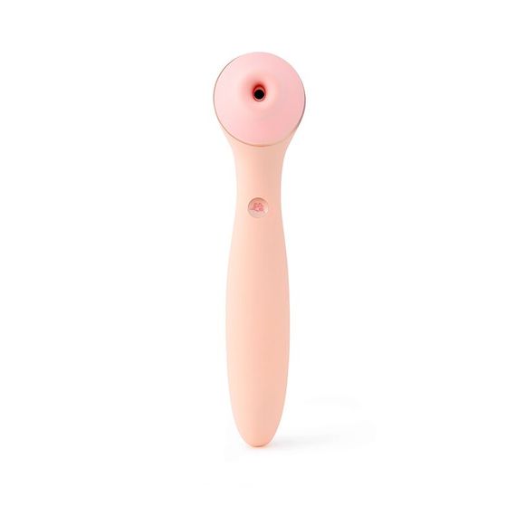 Вакуумний стимулятор з вібратором KISSTOY Polly Max Pink