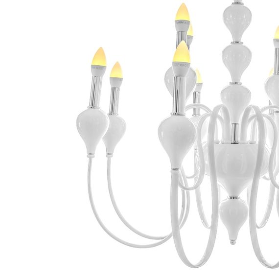 Люстра подвесная свеча E14 40W WH (BL-022S/12) | Зображення 3