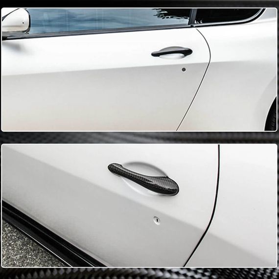 Накладки на дверные ручки Карбон для Maserati GranTurismo 2007-2019 гг | Зображення 3
