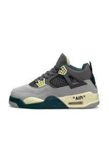 Женские кроссовки Air Jordan 4 x Off-White Grey Green Beige , Вьетнам , весна/лето/осень 37