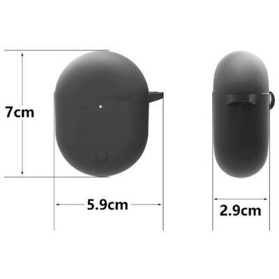 Чехол для наушников BeCover Silicon для Xiaomi Redmi Buds 3 Pro Black (707461) | Зображення 2