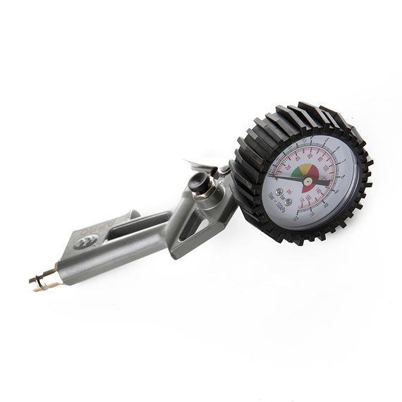 Пістолет для підкачування коліс пневматичний з манометром 85-200л/хв, 12бар (гальванічне покриття) APRO 8500821 | Зображення 2