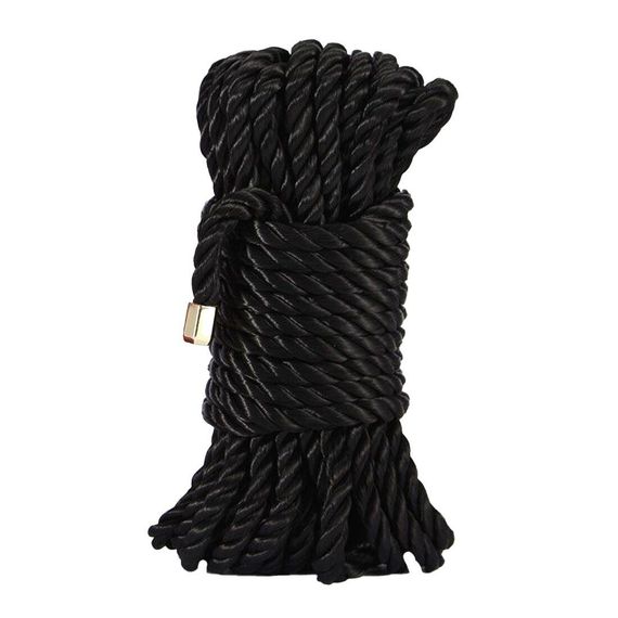 Розкішна мотузка для Шибарі Zalo Bondage Rope Black Sex Aura
