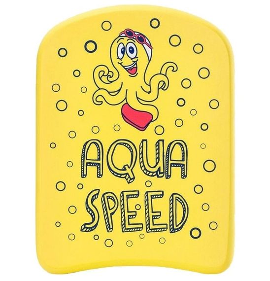 Дошка для плавання Aqua Speed ​​KIDDIE KICKBOARD Octopus 6897 жовтий Діт 31x23x2,4cм 5908217668974