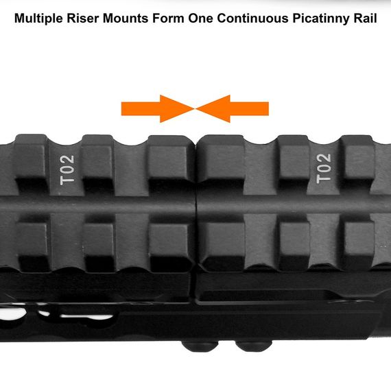 Компенсатор висоти Leapers UTG UNIVERSAL, Weaver/Picatinny, L 40 мм, H 21 мм (MT-RSX8S) | Зображення 8