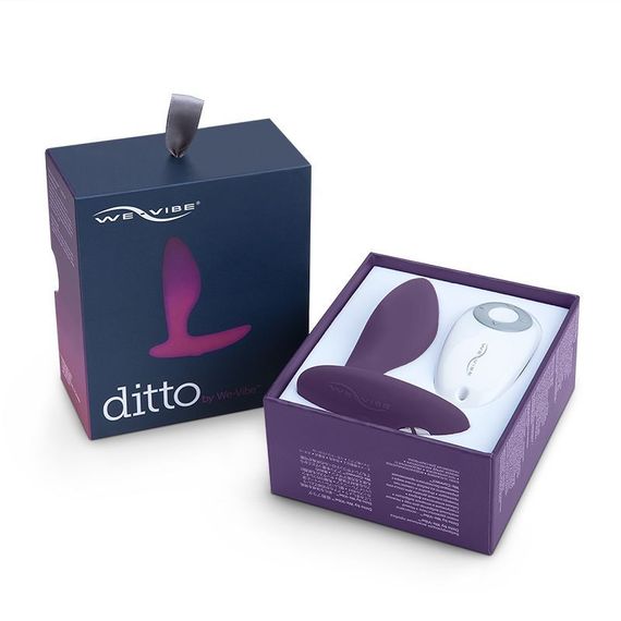 Анальна смарт-вібропробка We-Vibe Ditto Purple з пультом ДК | Зображення 9