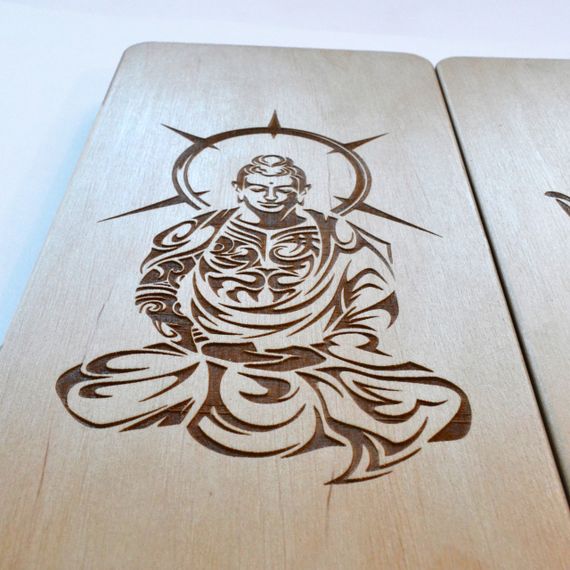Дошка Садху (Sadhu) "Будда", дошка з цвяхами для йоги, крок 10мм. Дошка для стояння на цвяхах. | Зображення 7