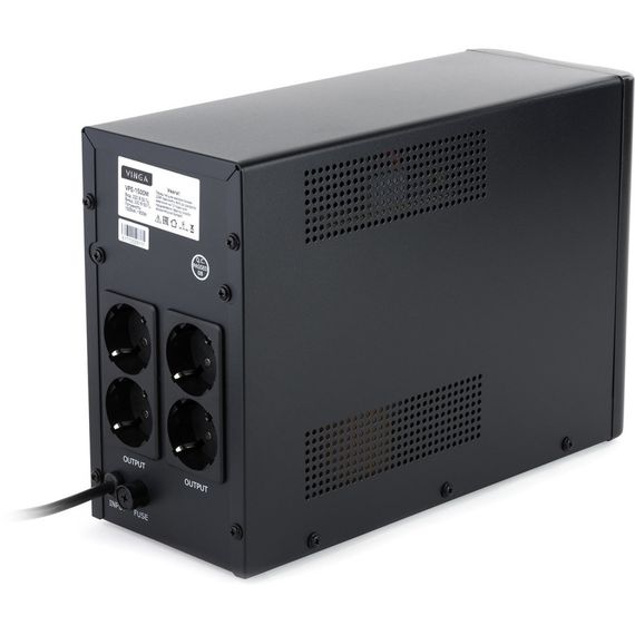 Пристрій безперебійного живлення Vinga LED 2000VA metall case (VPE-2000M) | Зображення 6