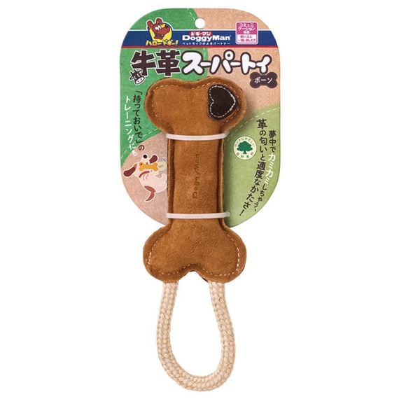 Іграшка для собак DoggyMan Leather Bone, 25 см | Зображення 2