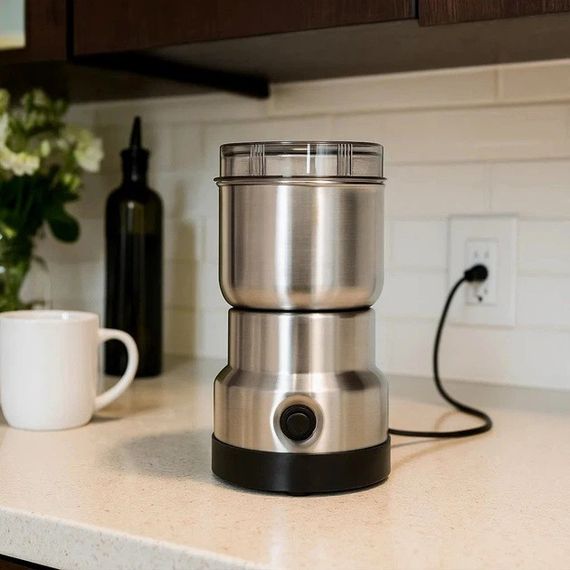 Електрична кавомолка Domotec MS 7114 200 Вт ножова для кави та спецій IK-78 | Зображення 1