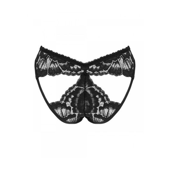 Трусики Obsessive-Alessya figi czarne XS/S | Зображення 3