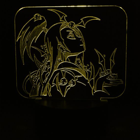 Акриловый светильник-ночник Дейдара желтый tty-n000502