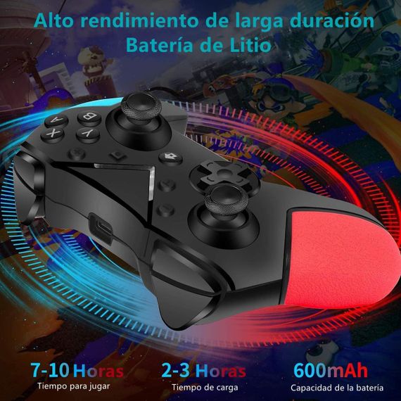 Беспроводной контроллер для Nintendo Switch Switch Lite PC Bluetooth, геймпад джойстик гироскоп турбо вибрация | Зображення 4
