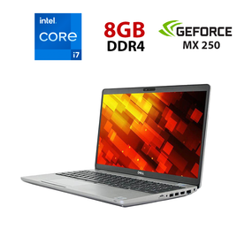 Ноутбук Dell Latitude 5511 / 15.6" (1920x1080) IPS Touch / Intel Core i7-10750H (6 (12) ядер по 2.6 - 5.0 GHz) / 8 GB DDR4 / 240 GB SSD / nVidia GeForce MX250, 2 GB GDDR5, 64-bit / WebCam / 4G б/у