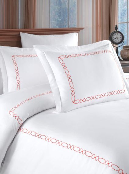 Комплект постельного белья Maribor Exclusive Satin  200х220 см Lilyana Red | Зображення 1