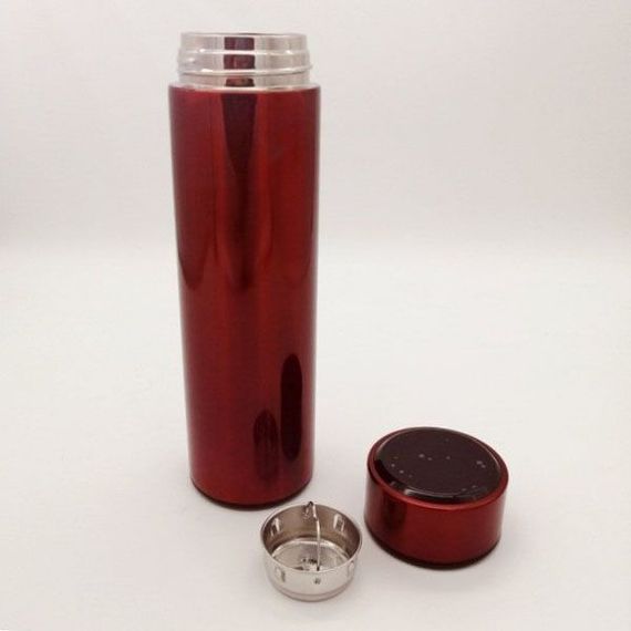 Термос UNIQUE UN-1006 500мл із датчиком температури, Термос із дисплеєм температури. Колір: червоний | Зображення 5