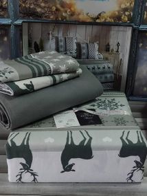 Постельное белье Belizza Quartz Фланель Хлопок Евро размер