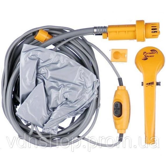 Портативний насос для накачування, Супер душ для кемпінгу та дачі Переносний душ туризму QE-99 | Зображення 4