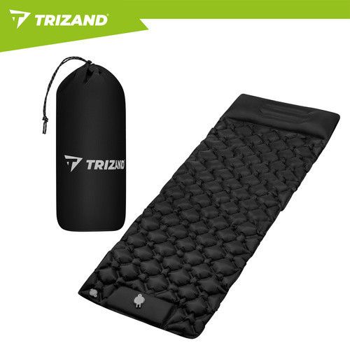 Самонадувающийся одноместный матрас Trizand 27682 190×60 см с помпой и чехлом | Зображення 5