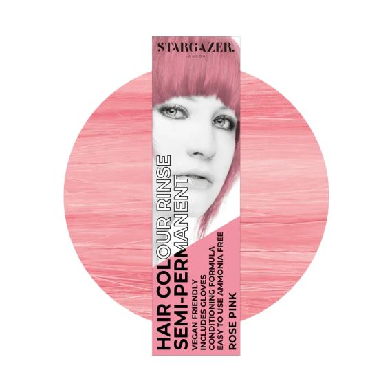 Краска для волос Розовая Stargazer Semi-permanent hair colour Rose Pink 70 мл
