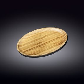 Тарілка бамбукова Wilmax Bamboo WL-771063 овальна 20,5х11, 5 см сервірувальна екологічна
