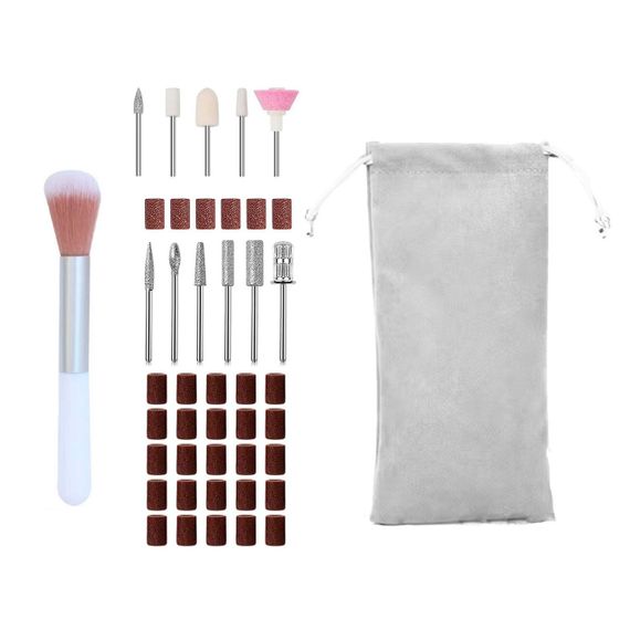 Фрезер для маникюра и педикюра Adler AD 2181, 11 насадок, 13500 об/мин, аккумуляторный | Зображення 2