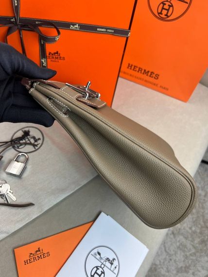 Месенджер бежевий Hermes Hac a Dos PM Beige c886 | Зображення 3