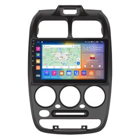 Штатна магнітола Lesko для Hyundai Accent II 1999-2012 екран 9" 2/32Gb CarPlay 4G Wi-Fi GPS Prime