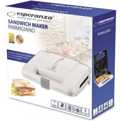 Сэндвичница Esperanza EKT010W | Зображення 2