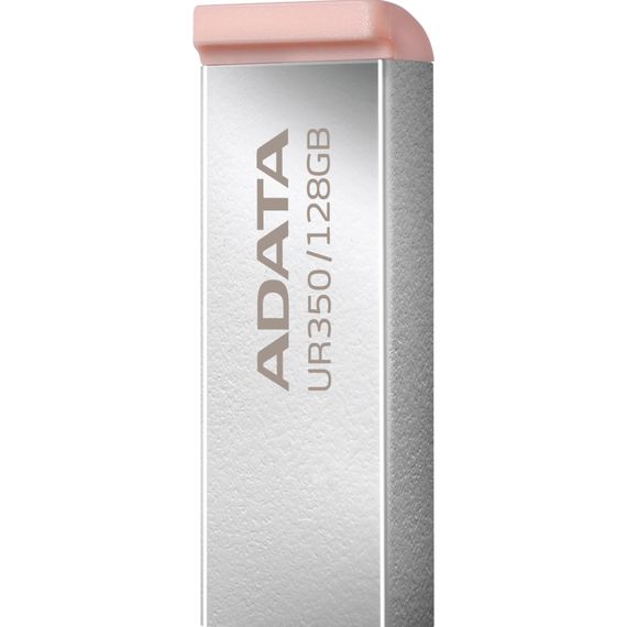 USB флеш накопичувач ADATA 128GB UR350 Silver/Beige USB 3.2 (UR350-128G-RSR/BG) | Зображення 3