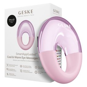 Массажер для глаз GESKE Cool&Warm Eye Massager 7в1 starlight, Розовый