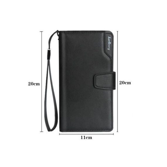 Мужской кошелек Baellerry Business S1063, портмоне клатч экокожа. FA-618 Цвет: черный | Зображення 8