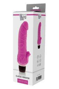 Вібромасажер класичний із стимулятором клітора DreamToys VIBES OF LOVE рожевий Sex Aura