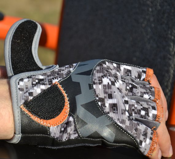 Рукавички для фітнесу MadMax MFG-831 Mti 83.1 Grey/Digital Camo S | Зображення 7