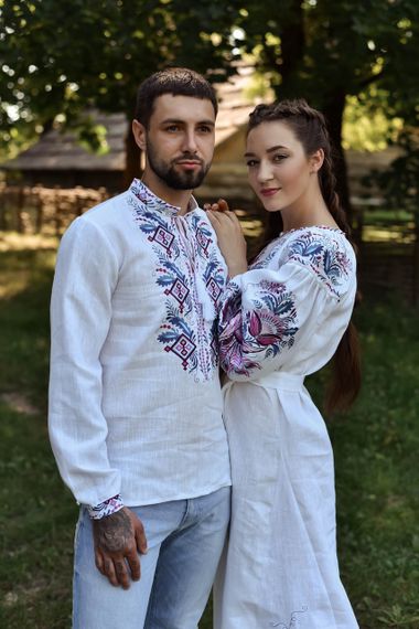 Плаття вишиванка доросле льон довге | Зображення 4